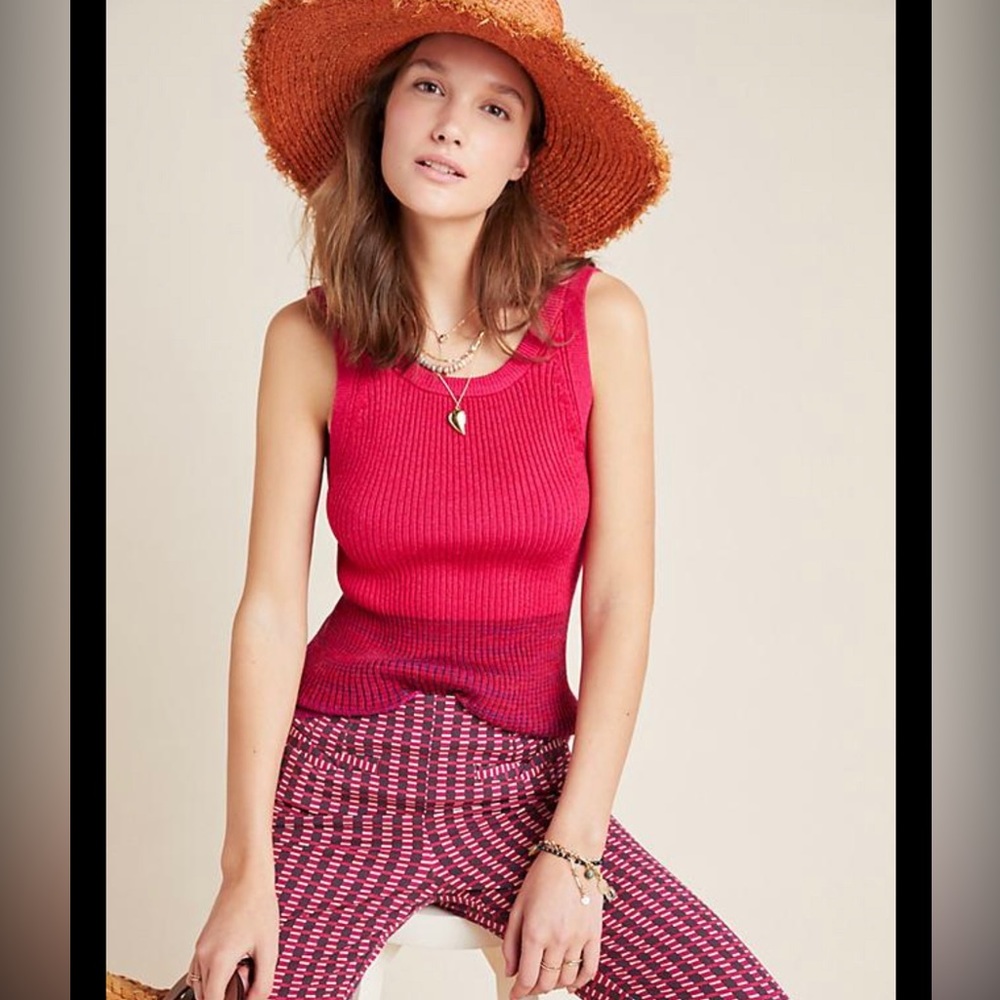 Anthropologie Sweater tank tops (2)